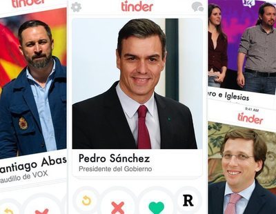 Así sería el perfil de Tinder de nuestros políticos y políticas