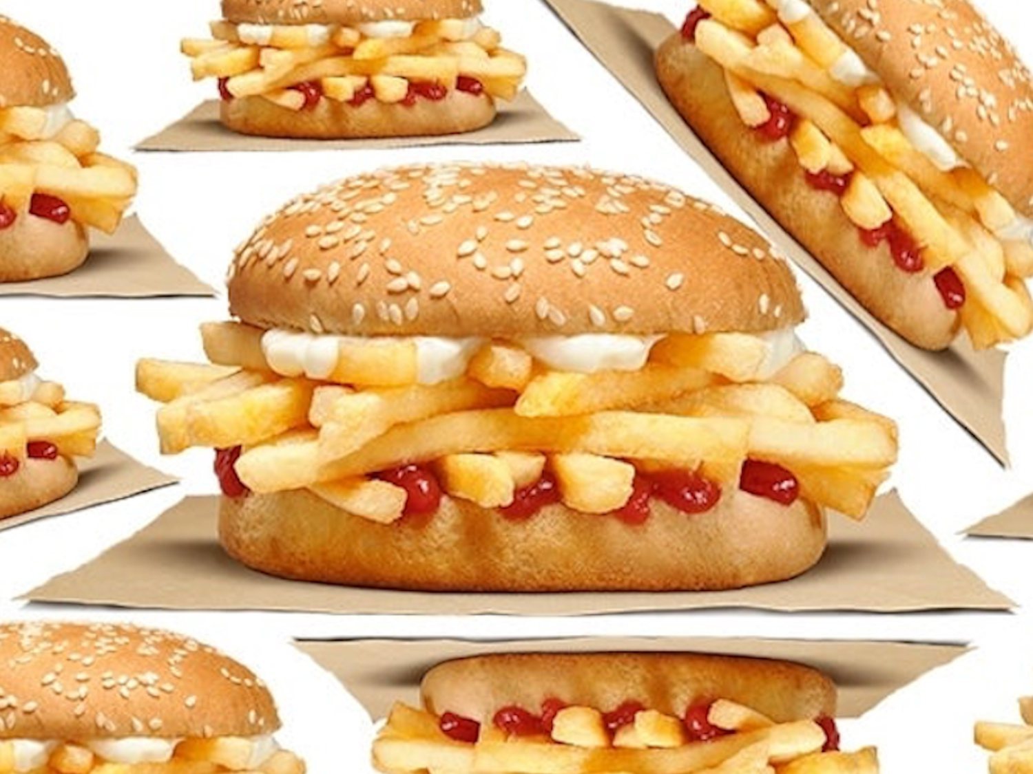 Burger King lanza una hamburguesa de patatas fritas