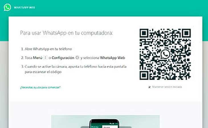 Cuidado con el uso de WhatsApp Web