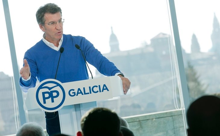 El líder del PP gallego, Alberto Núñez Feijóo