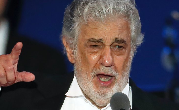 Placido Domingo durante un concierto en Szeged (Hungría)