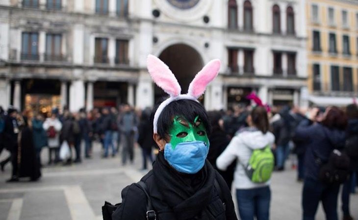 El Carnaval de Venecia nunca había sido suspendido por una enfermedad