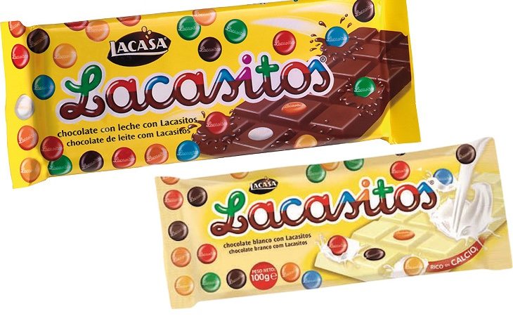El chocolate de Lacasitos es el más azucarado