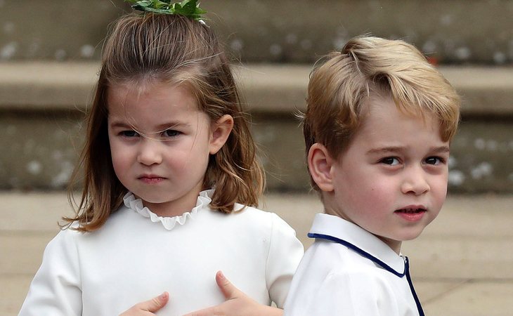 La princesa Charlotte y el príncipe George