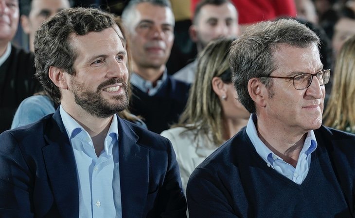 Feijóo y Casado son la mayor representación de las dos almas que conviven en el PP