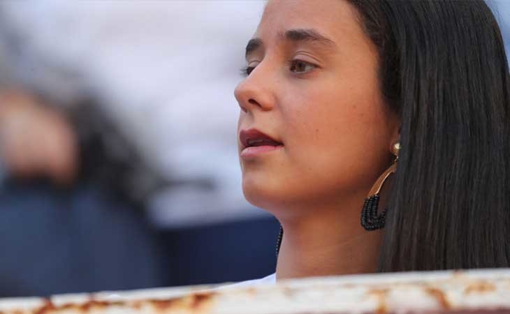 Victoria Federica en una corrida de toros