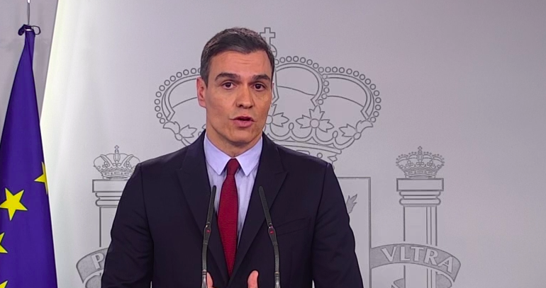 'España va a saber salir de esta'. Sánchez dedica unas palabras de agradecimiento a los profesionales sanitarios que están combatiendo este virus ...