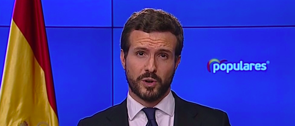 Pablo Casado comparece y critica la gestión del Pedro Sánchez. 'El presidente encuentra más lealtad en el PP que en sus socios de gobierno', ...