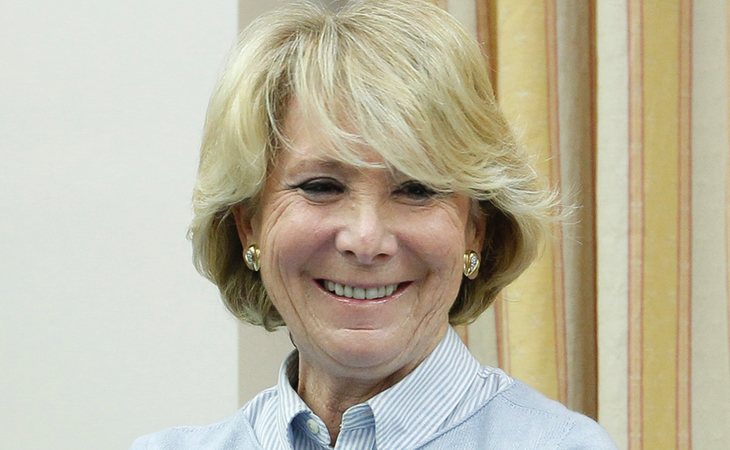 Esperanza Aguirre, positivo en coronavirus