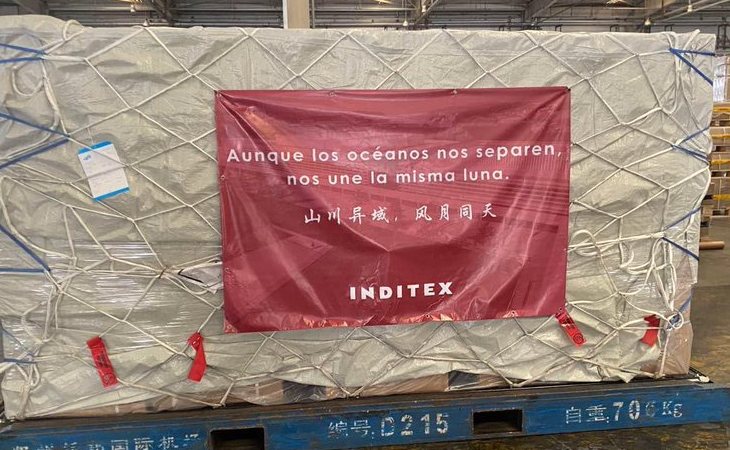 Material de Inditex para donar ante la crisis del coronavirus