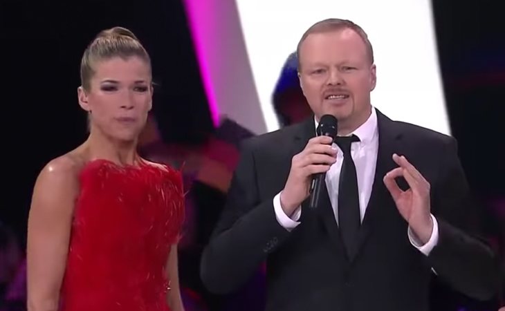El presentador de Eurovisión 2011, Stefan Raab (derecha), pretende producir 'Free European Song Contest' el próximo 16 de mayo en ProSieben