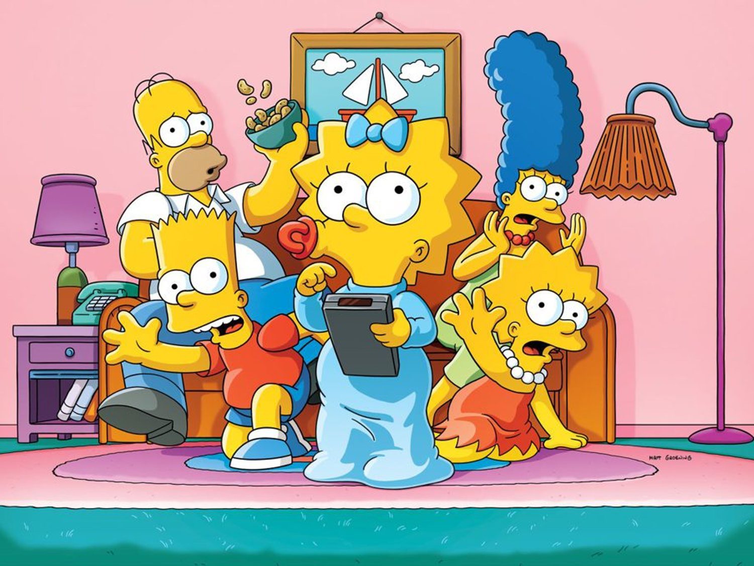 Una familia recrea la cabecera de 'Los Simpson' durante el confinamiento y el resultado es maravilloso