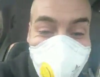 Detenido en Asturias tras difundir un vídeo escondiendo droga bajo su mascarilla en un control