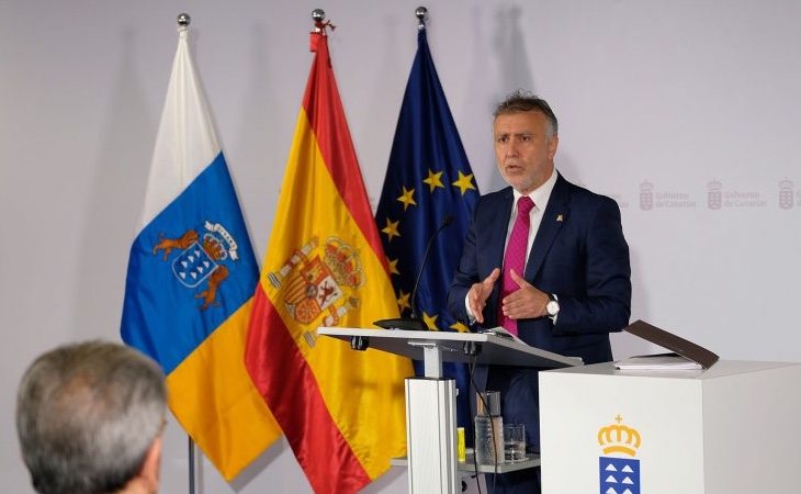 El presidente de Canarias, Ángel Víctor Torres, trabaja en un plan de desconfinamiento coordinado con el Gobierno central