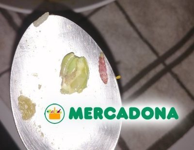 Compra un paquete de edamame de Mercadona y encuentra una cabeza de gusano mientras lo ingería