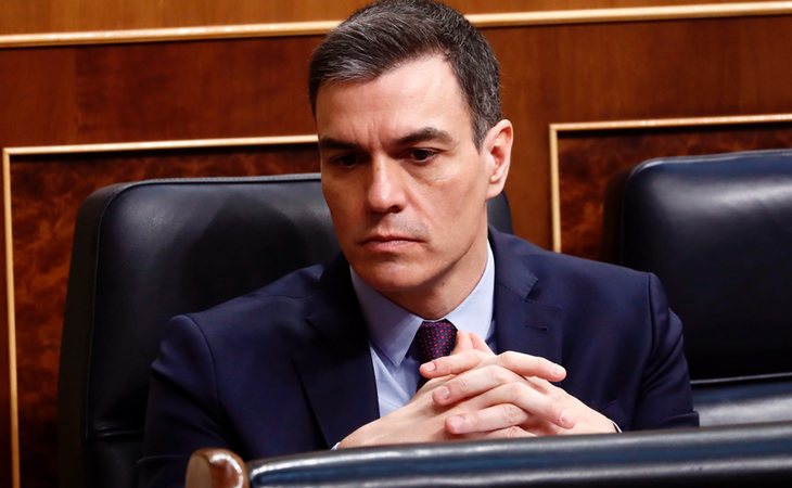 Pedro Sánchez, presidente del Gobierno, en el Congreso de los diputados