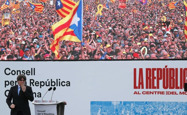 El independentismo congregó a 150.000 personas en Perpignan dos semanas antes del estado de alarma