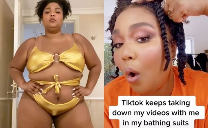 Lizzo denunció que TikTok eliminaba sus vídeos en bikini