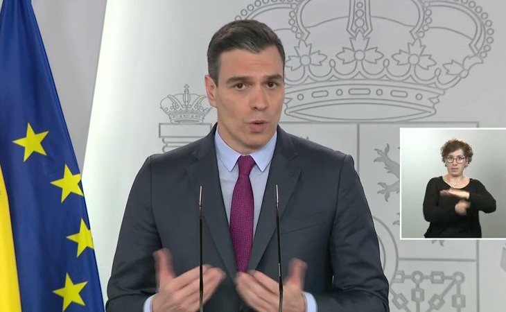 Pedro Sánchez: 'En la fase 1 los lugares de culto podrán abrir con limitación del 30%'