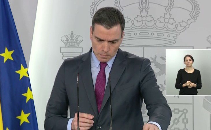 Pedro Sánchez, sobre el plan de desescalada: 'Estamos planteando un horizonte de como mínimo seis semanas y como máximo, esperemos, ocho semanas'