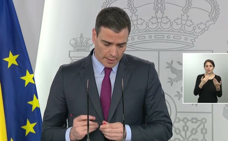 Pedro Sánchez: 'Sanidad estudia ordenar las salidas por horas'