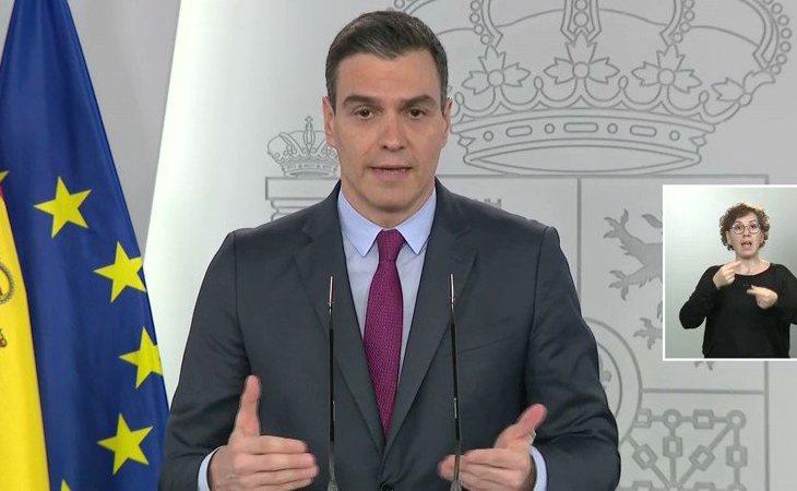 Pedro Sánchez: 'El teletrabajo es preferente al menos hasta llegar a la fase 3'