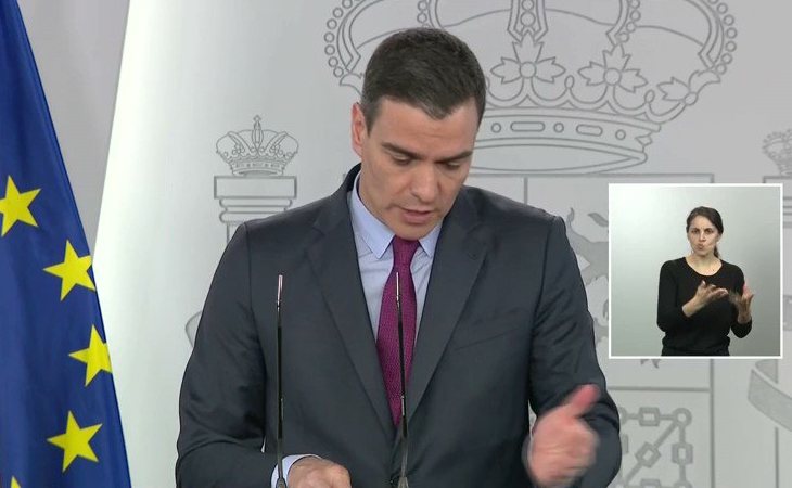 Pedro Sánchez: 'La lección que tenemos que sacar de la pandemia es que tenemos que reforzar nuestro sistema de bienestar y nuestro sistema de salud'