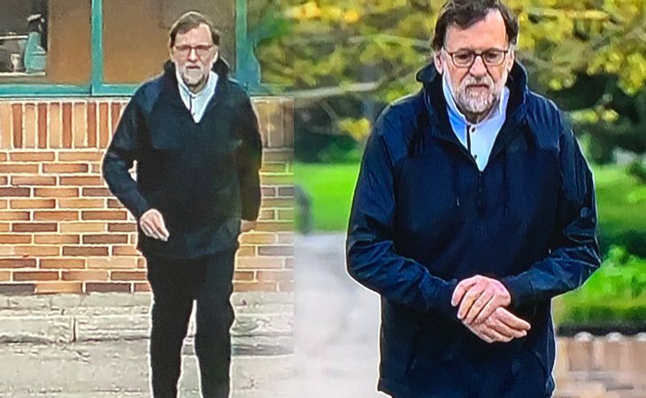 Mariano Rajoy durante una de sus caminatas en pleno estado de alarma