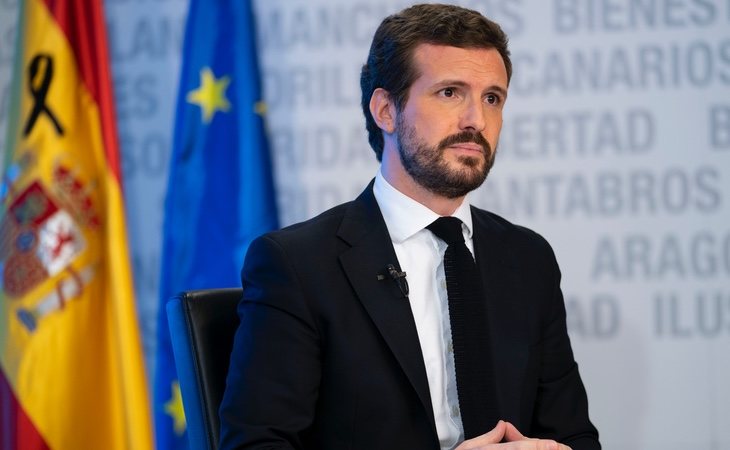 Casado se ha abierto por primera vez a evitar el apoyo a la prórroga dle estado de alarma