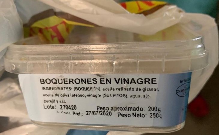 Sanidad pide no consumir el producto bajo ningún concepto y devolverlo en el punto de venta en el que se adquirió