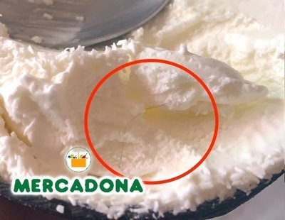 Compra un bote de helado de Mercadona y encuentra pelo de origen desconocido en su interior