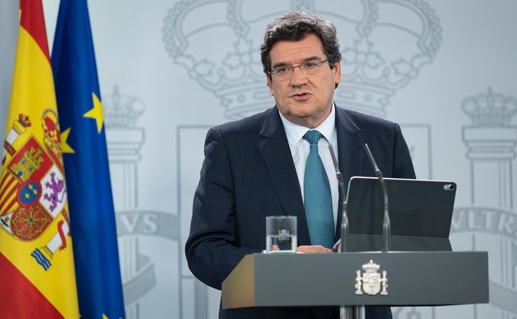 El ministro de  Inclusión, Seguridad Social y Migraciones, José Luis Escrivá