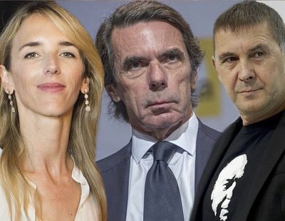 Aznar compara a Cayetana Álvarez de Toledo con Otegi para criticar la denuncia del padre de Iglesias