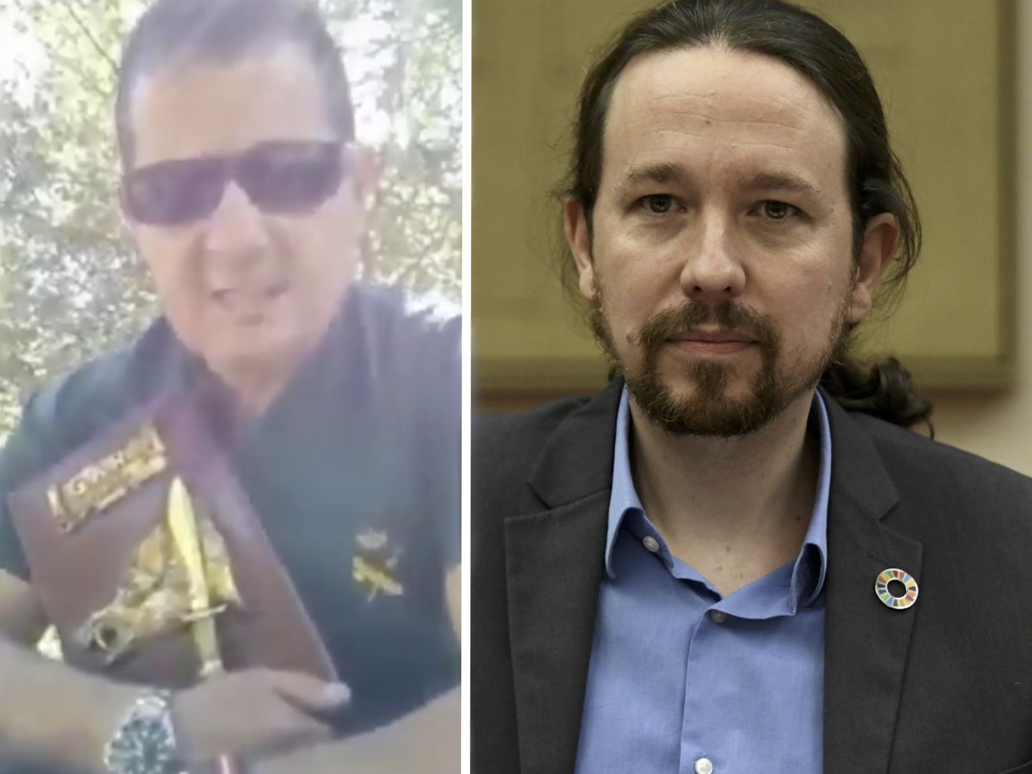 Piden imputar al Guardia Civil que se grabó amenazando de muerte a Pablo Iglesias