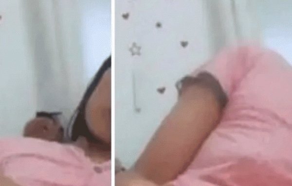 El vídeo, grabado en el cuarto de la hija de la acusada, terminó en redes sociales