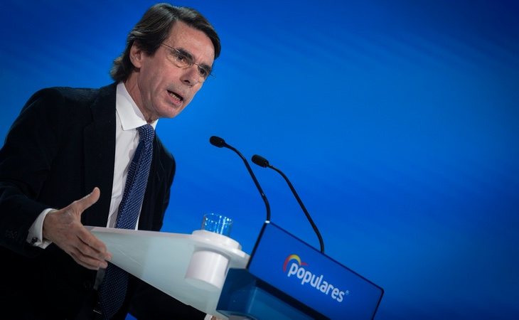 Aznar, que cobra una pensión vitalicia de casi 80.000 euros, critica el ingreso mínimo vital