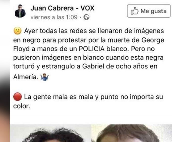 El comentario publicado por Juan Cabrera