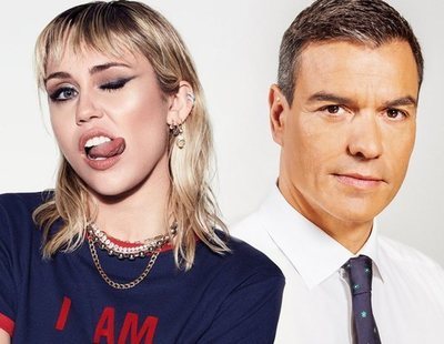 Miley Cyrus pide ayuda a Pedro Sánchez y este le responde