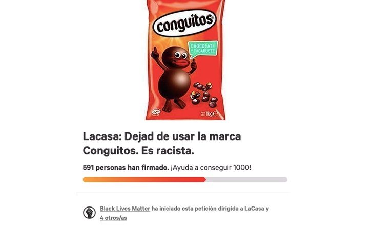 La petición contra 'Conguitos'