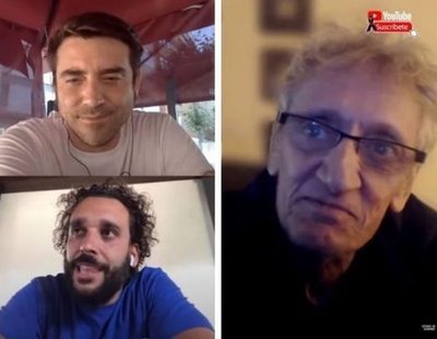 Cachondeo con el trío Spiriman, Javier Negre y Quique San Francisco para 'solucionar la pandemia'