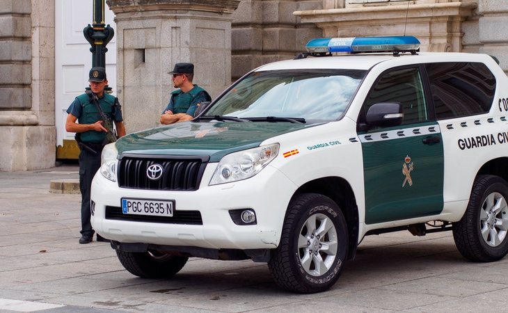 La llegada de los agentes de la Guardia Civil fue determinante para salvar la vida del paciente