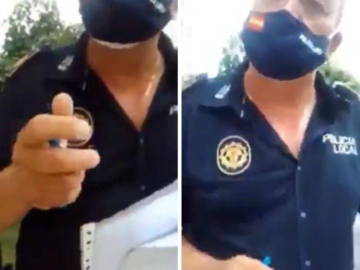 "Habeas corpus": el viral vídeo de un policía por su paciencia con una mujer sin mascarilla