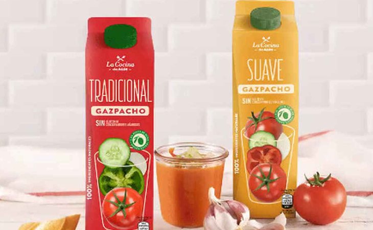 La Cocina es la maca blanca del gazpacho para Aldi