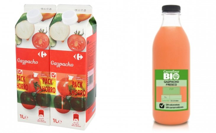 Carrefour ofrece gazpacho sin gluten