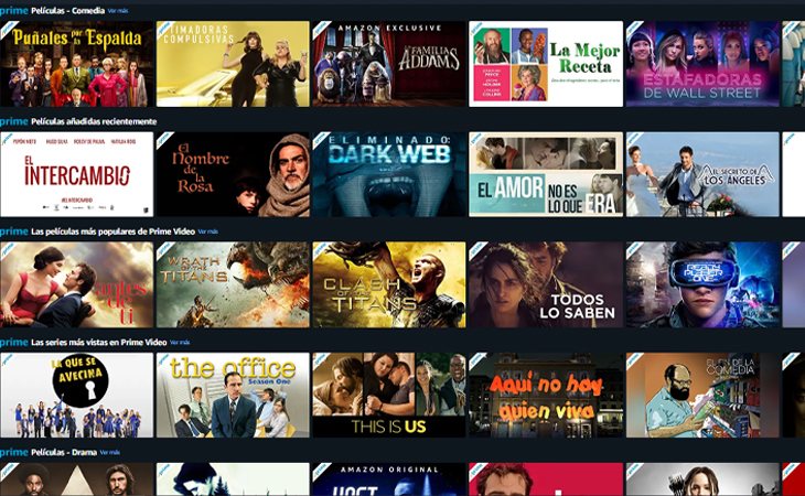 Amazon Prime Video tiene un sobresaliente catálogo