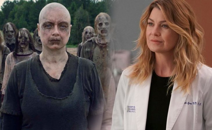 'The Walking Dead' (izq.) y 'Anatomía de Grey' (der.)