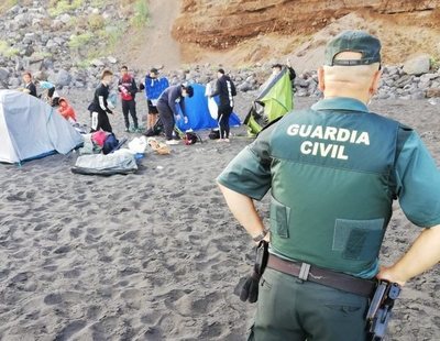 Desalojan a 62 campistas de una playa de Tenerife en una quedada para expandir el coronavirus