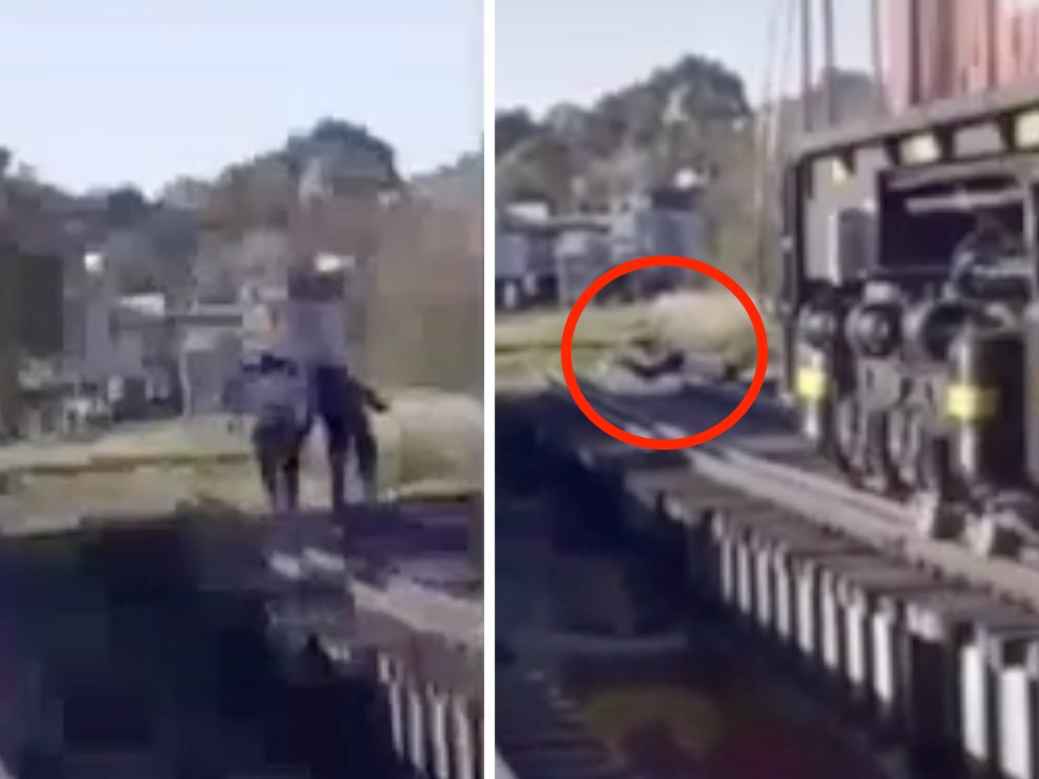 Dos jóvenes, a punto de morir arrolladas por un tren por grabarse haciendo el reto viral del momento