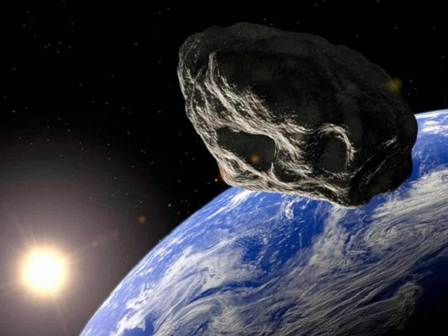 Un asteroide potencialmente peligroso pasará muy cerca de la tierra mañana