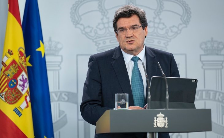 El ministro de Seguridad Social y Migraciones, José Luis Escrivá